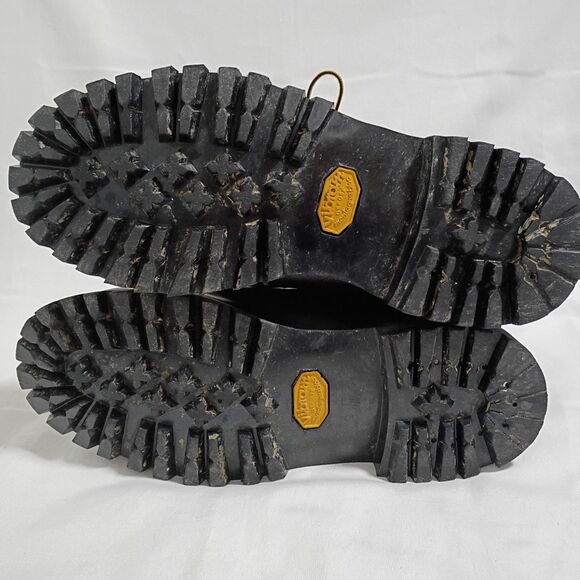 Herman Survivor Vintage 60s Boots Brown Leather Logger Insulated Vibram  9 M main image 11